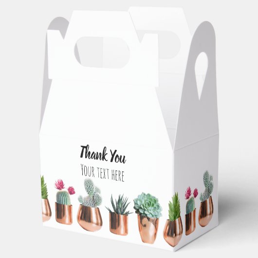 サボテンと多肉類のバラ金ゴールドポット フェイバーボックス (オープン)