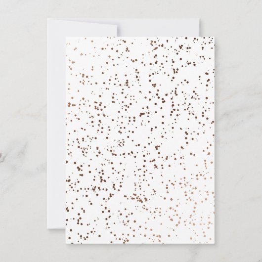 サボテンと多肉類幾何学シックブライダルシャワー 招待状 (裏面)