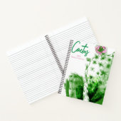 サボテンと多肉類 ノートブック (内部)