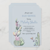 サボテンによっては招待状が開花します 招待状 (正面/裏面)