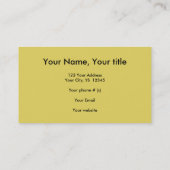 サボテンのおもしろいの砂漠の景色の芸術の多彩な絵画 名刺 (裏面)