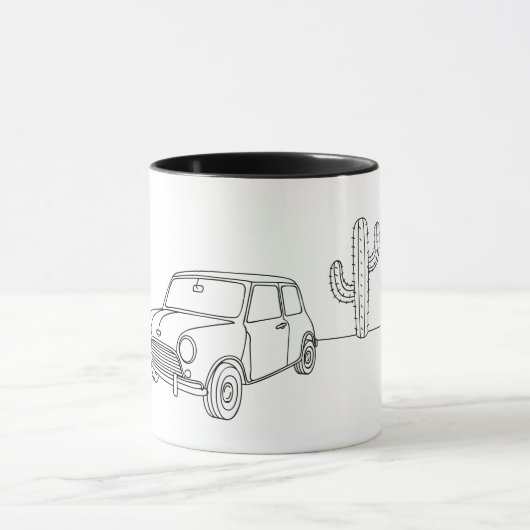 サボテンのたる製造人のマグ マグカップ (中央)