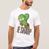 サボテンのようなカスタマイズ可能なシャープ Tシャツ (正面)
