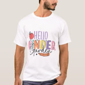 サボテンのアウトライン Tシャツ (正面)