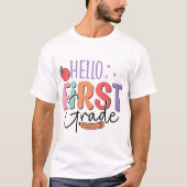 サボテンのアウトライン Tシャツ (正面)