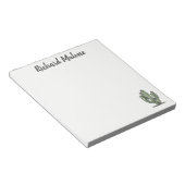 サボテンのイラストレーションのメモ帳 ノートパッド (アングル)