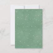 サボテンのエレガントな結婚式 サンキューカード (裏面)