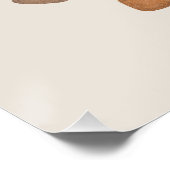 サボテンのオアシス：レンガの壁のデコインスパイアー自然 ポスター (コーナー)