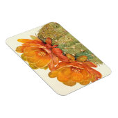 サボテンのオレンジ色の花 マグネット (右側)