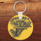 サボテンのキーチェーン キーホルダー (正面)