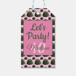 サボテンのギフトラベル ギフトタグ