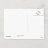 サボテンのクリスマスツリー – はがき シーズンポストカード (裏面)