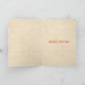 サボテンのクリスマスツリー カード (内部)