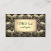 サボテンのコラージュ自然芸術的の両面 名刺 (正面)