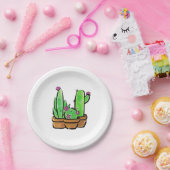 サボテンのサボテン多肉南西部 ペーパープレート (パーティー)