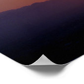 サボテンのサンセットポスター ポスター (角)