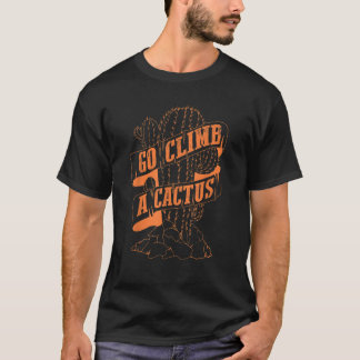 サボテンのシャツにサボテンとサボテンの愛を登る Tシャツ