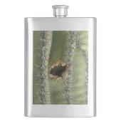 サボテンのスパイクステンレススチールフラスコ フラスク (正面)