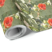 サボテンのタフで美しいマットギフトラップ紙 ラッピングペーパー (ロールコーナー)