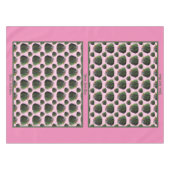 サボテンのテーブルクロス – オプションのパーソナライズ テーブルクロス (正面(横))