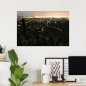 サボテンのナイトライト ポスター (ホームオフィス)