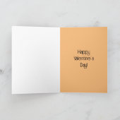 サボテンのバレンタインデー サンキューカード (内部)