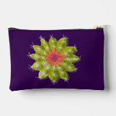 サボテンのパウダーパフ アクセサリーポーチ (裏面)