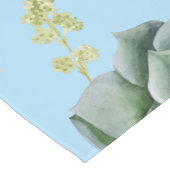 サボテンのパターン10 ショートテーブルランナー (コーナー)