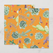 サボテンのパターン11 ポストカード (正面/裏面)