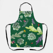 サボテンのパターン3 エプロン (正面)