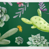 サボテンのパターン3 三つ折りクリスマスカード (内部中)