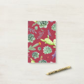 サボテンのパターン4 ポストイット (デスク上)