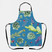 サボテンのパターン5 エプロン (正面)