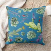 サボテンのパターン5 クッション (ブランケット)