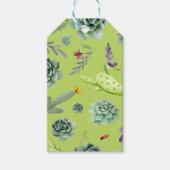 サボテンのパターン6 ギフトタグ (正面)