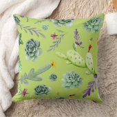 サボテンのパターン6 クッション (ブランケット)