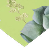 サボテンのパターン6 ショートテーブルランナー (コーナー)