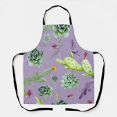 サボテンのパターン7 エプロン (正面)