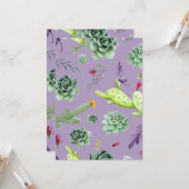 サボテンのパターン7 カード (正面/裏面インサイチュ)