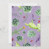 サボテンのパターン7 カード (裏面)