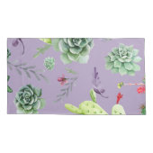 サボテンのパターン7 枕カバー (裏面)