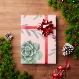 サボテンのパターン8 ラッピングペーパー