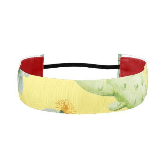 サボテンのパターン9 アスレチックヘッドバンド (正面)