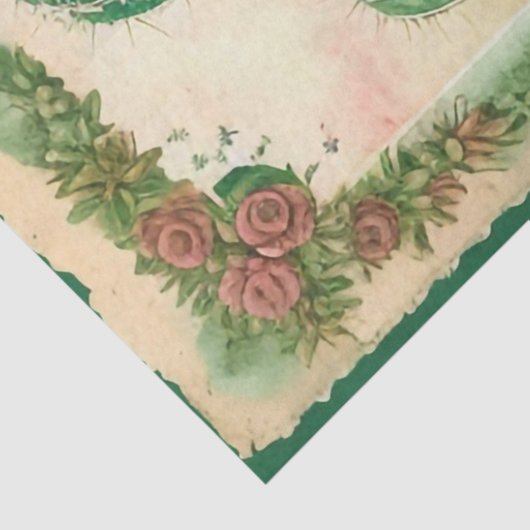 サボテンのピンクの花エフェメラコラージアートNo3 薄葉紙 (詳細)