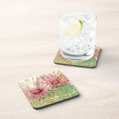 サボテンのピンクの花 コースター (右側)