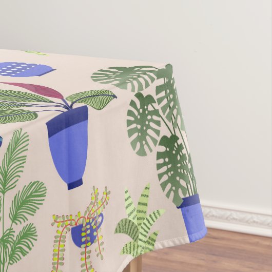 サボテンのピンクパターン テーブルクロス (インサイチュ)