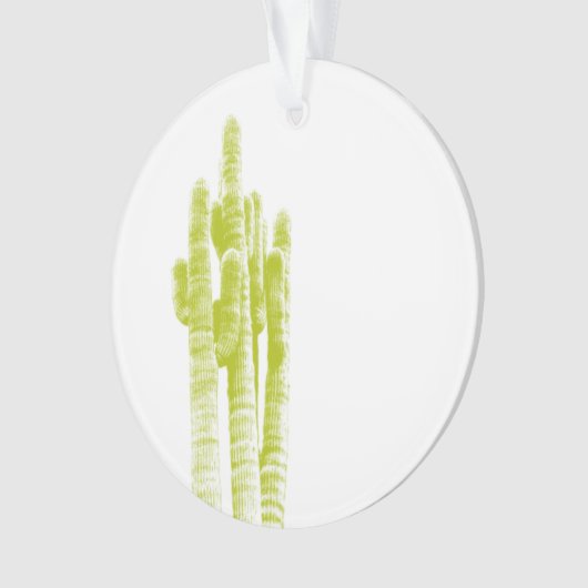 サボテンのフォトアートI大好きアリゾナ砂漠モダンおもしろい オーナメント (正面)