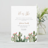 サボテンのフローラは性別が明かす吸汁性がある 招待状 (スタンド正面)