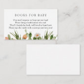 サボテンのベビー収納カード用ブック エンクロージャーカード (正面/裏面)