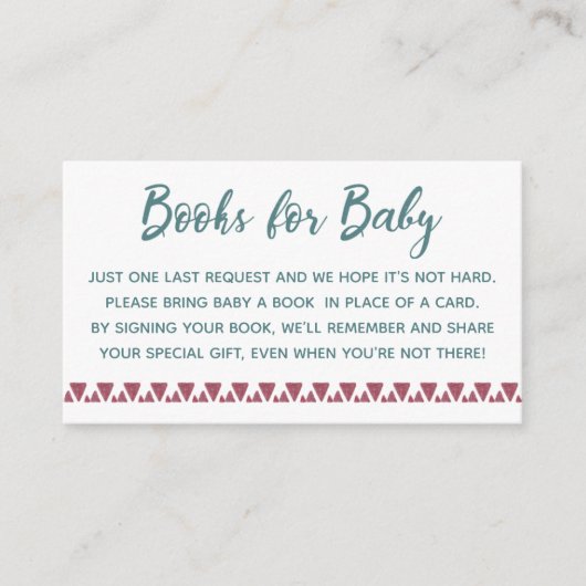 サボテンのベビー エンクロージャーカード (正面)